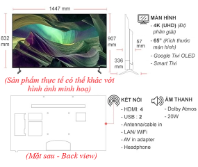 Google Tivi Sony 4K 65 inch KD-65X85L