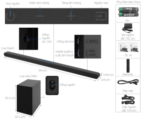 Loa Thanh Samsung HW-S700D/XV 250W