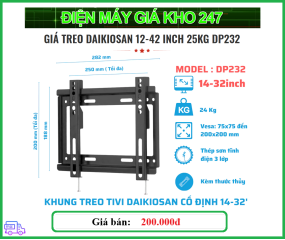 Giá treo Daikiosan 12-42 inch 25Kg DP232