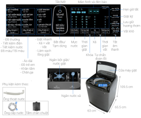 Máy giặt Samsung Inverter 16 Kg WA16R6380BV/SV