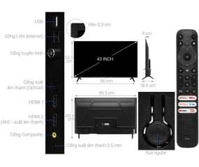 Google Tivi TCL 43 inch 43S5400
