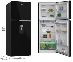 Tủ Lạnh Beko Inverter 375 Lít RDNT401I50VDHFSU