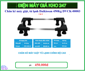 Chân kê máy giặt, tủ lạnh Daikiosan 450Kg DVCK-00003