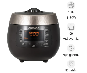 Nồi Cơm Điện Tử Áp Suất Cuckoo CRP-R1000F 1.8 Lít 2023