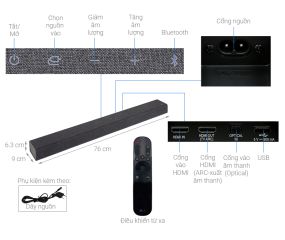 Loa thanh LG SP2 100W