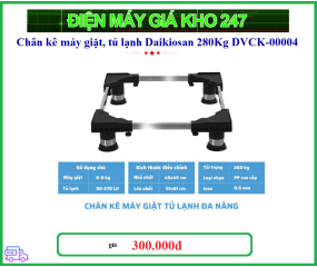 Chân kê máy giặt, tủ lạnh Daikiosan 280Kg DVCK-00004