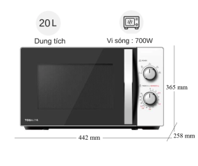 Lò vi sóng Toshiba MWP-MM20P(WH) 2022