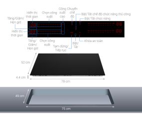 Bếp từ 4 vùng nấu Electrolux EIP8546 - ĐỨC
