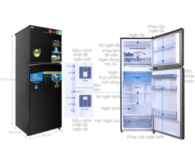 Tủ lạnh Panasonic Inverter 366 lít NR-TL381GPKV