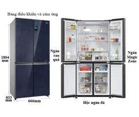 Tủ Lạnh Aqua Inverter 469 Lít AQR-M560XA(GL)