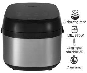 Nồi Cơm Điện Tử Cuckoo CR-1050F/SIBKCRVNCV 1.8 Lít