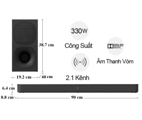 Bộ loa thanh Sony HT-S400 330W