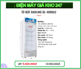 Tủ mát Darling DL-4000A2 - ORDER