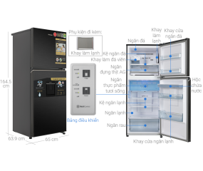 Tủ lạnh Panasonic Inverter 326 lít NR-TL351GVKV 2023