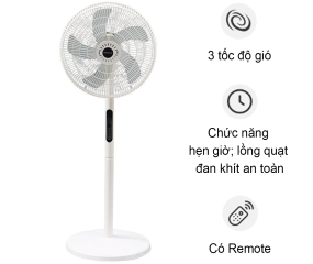Quạt Đứng Có Remote Điều Khiển Perfect PF-QD310