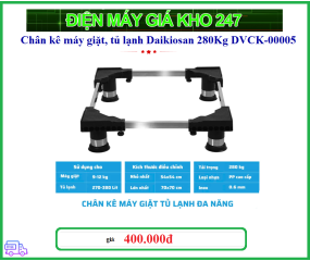Chân kê máy giặt, tủ lạnh Daikiosan 280Kg DVCK-00005