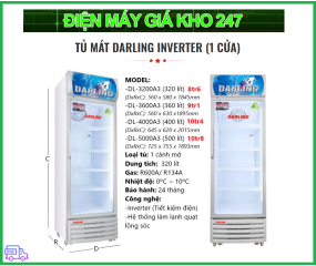 TỦ MÁT DARLING INVERTER (1 cửa)