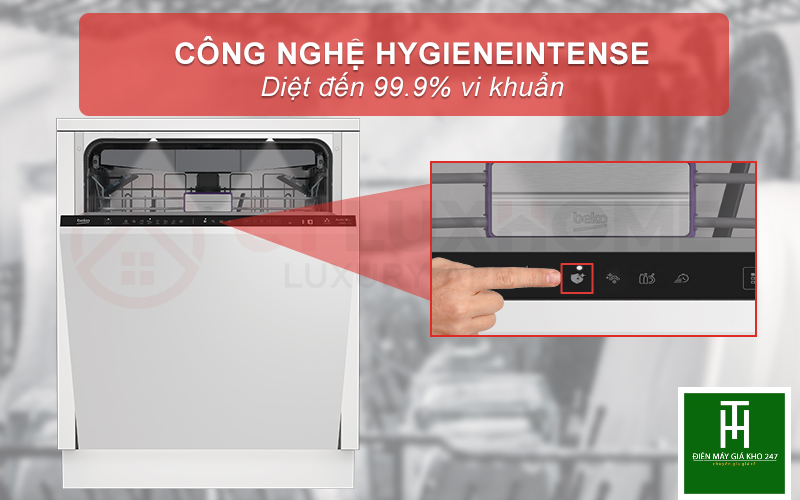 MÁY RỬA BÁT ÂM TỦ BEKO BDIN386E4AD - 16 BỘ 5