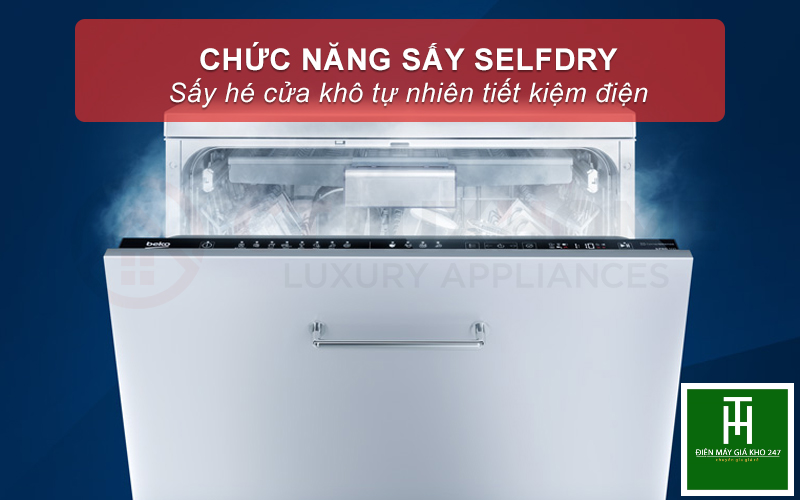 MÁY RỬA BÁT ÂM TỦ BEKO BDIN386E4AD - 16 BỘ 6